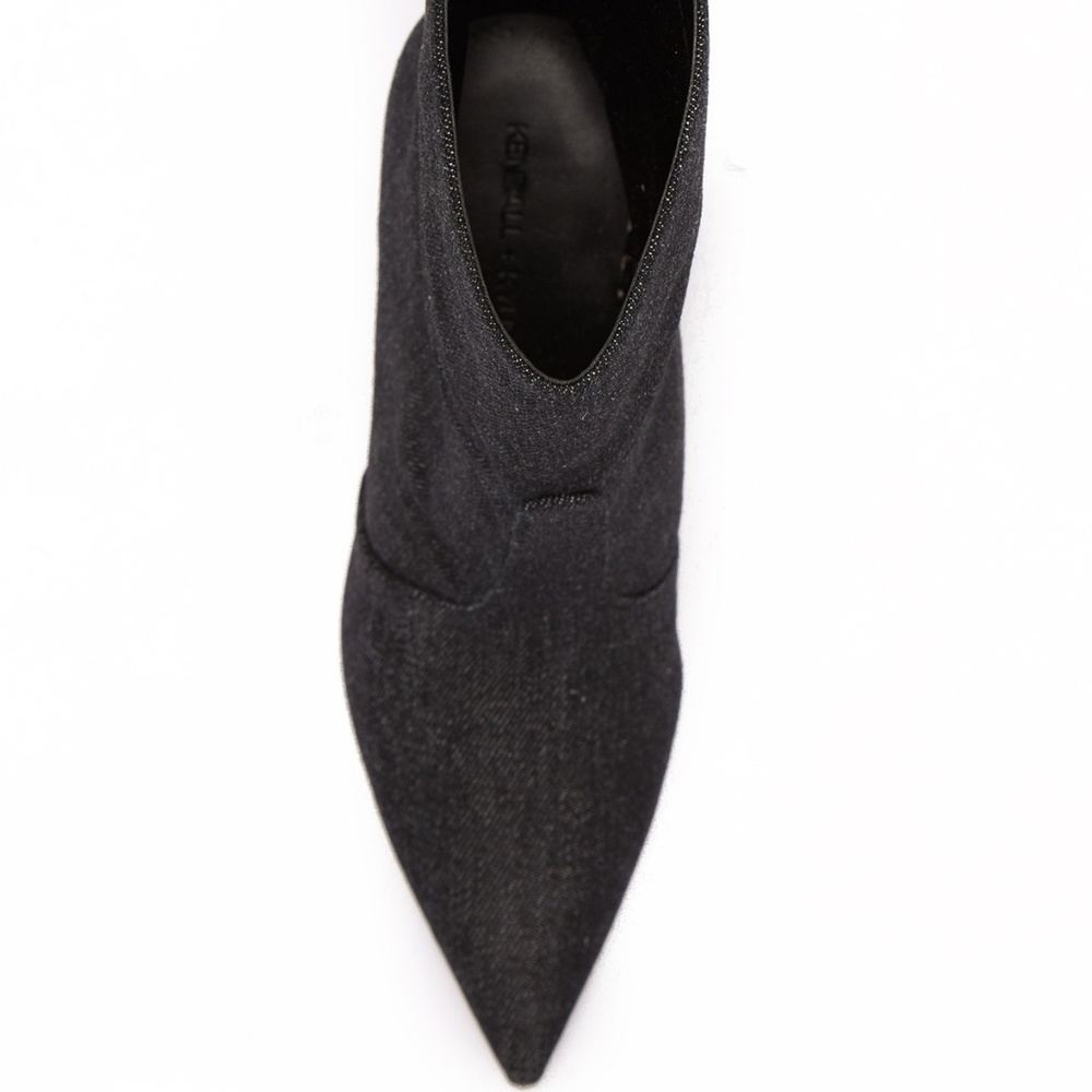 Kendall & Kylie Black Calie Mid Calf Denim Boot - Picture 2 of 3